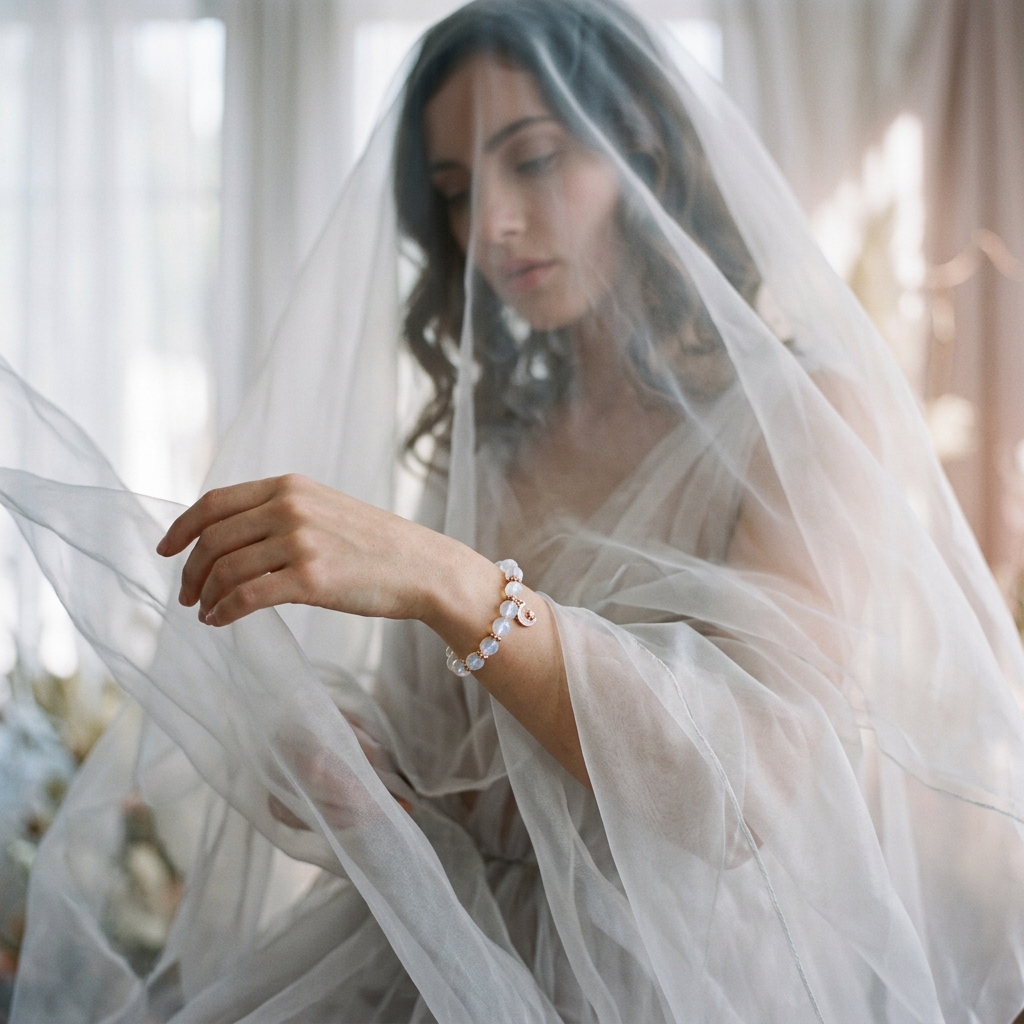 Moonstone bracelet editorial